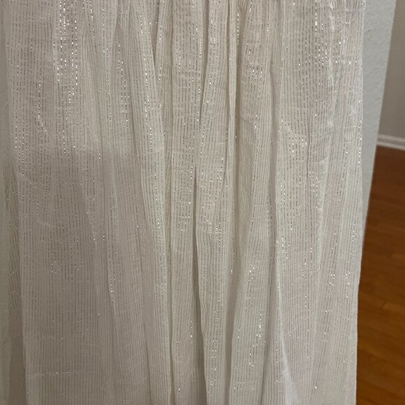 NWT White Waves Women’s Maxi Dress Beige Size S/M Boho Minimalist Summer Beach - Picture 4 of 10